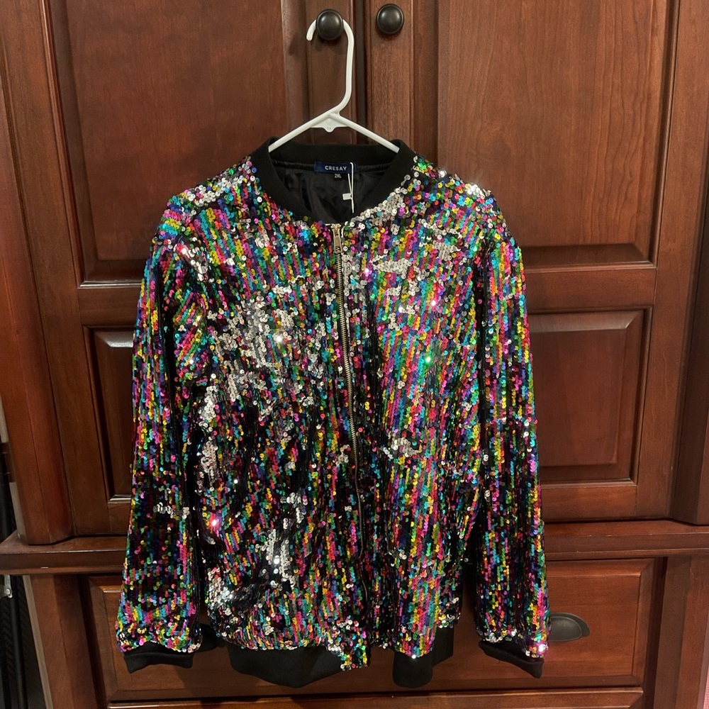 Festive Sequin Jacket  🌟💎
